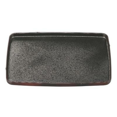 長角竹型盆すす竹内黒SL尺4 黒