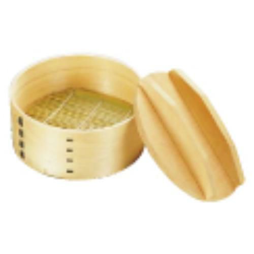 マルH 桧 丸セイロ (蓋・すだれ付)