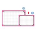 POP用紙 大 ピンク枠/100枚×1冊
