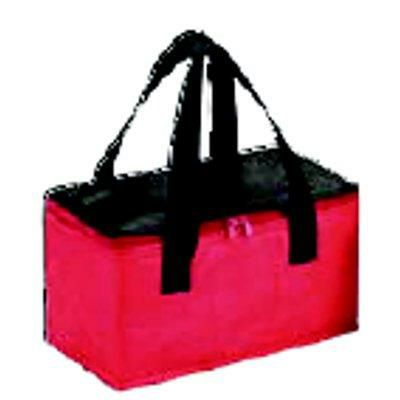 不織布保冷バック ミニ（5枚入） 赤