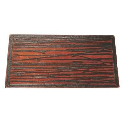 木製ダイヤ長角マット朝霧（茶）尺4