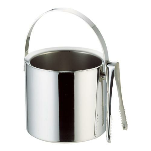 NK18-8二重アイスペール(トング付)