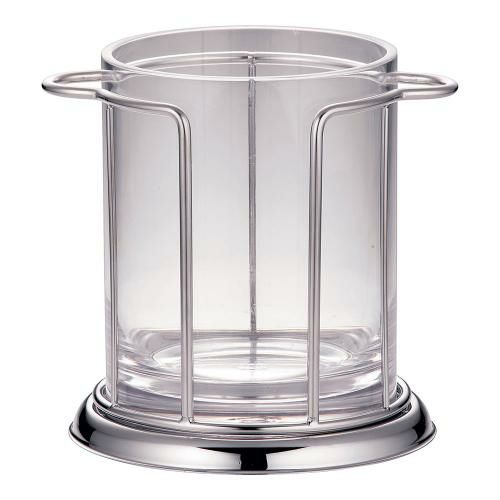 ストレート型 アイスペール ピューターメッキ仕上げ