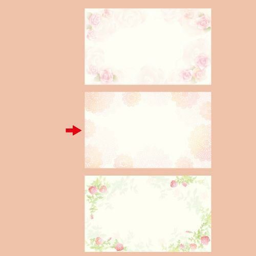 ショーカード 名刺サイズ レース/30枚×5冊入