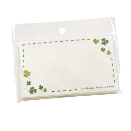 ショーカード 名刺サイズ クローバー/30枚×5冊入