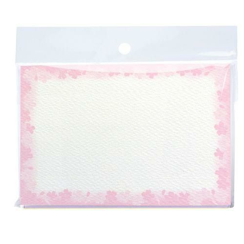 ショーカード はがきサイズ 花枠/30枚×5冊入