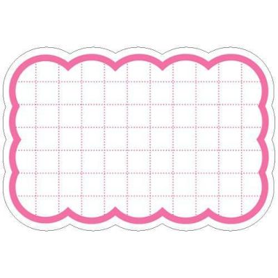 抜型カード 雲 中 ピンク/50枚×5冊入