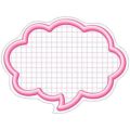 抜型カード 立体枠 吹出し 大 ピンク/50枚×5冊入