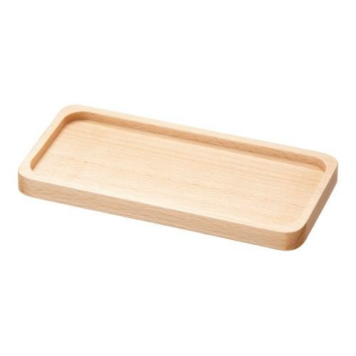 カスタートレー(ケヤキ材) NTC-10 白木 W