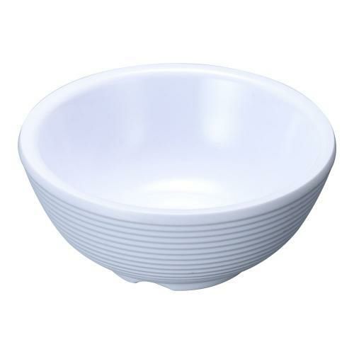 TC メラミン リブ ラメキン ホワイト RAM2RW 2オンス