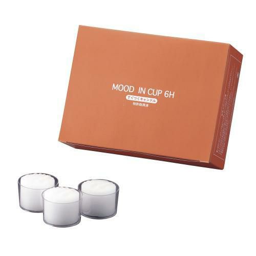 ムードイン カップキャンドル 6時間用(1箱24ヶ入)