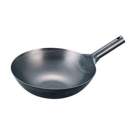 EBM 鉄 ブルーテンパープレス 中華片手鍋 39cm