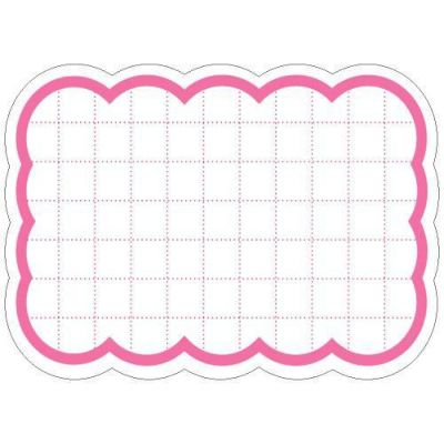 抜型カード 雲 大 ピンク/30枚×5冊入