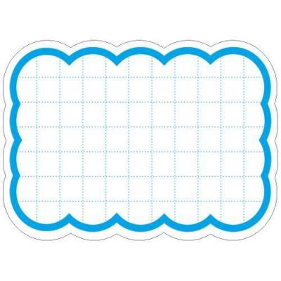 抜型カード 雲 大 ブルー/30枚×5冊入