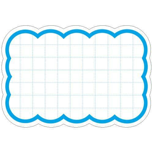 抜型カード 雲 特大 ブルー/30枚×5冊入