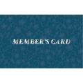 メンバーズカード レリーフ青 二つ折/50枚×5冊入
