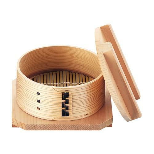 杉 セイロセット (蓋・すだれ・台付)