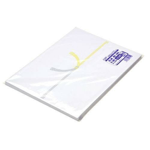 のし紙 B5判 黄水引 京/100枚×5冊入