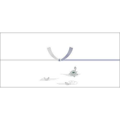 のし紙 横長中 銀蓮 京/100枚×5冊入