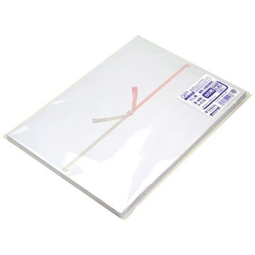 のし紙 B5判 五本結切 のし無し 京/100枚×5冊入