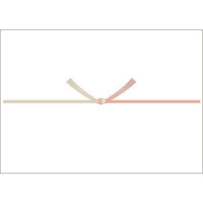 のし紙 A5判 五本結切 のし無し 京/100枚×5冊入