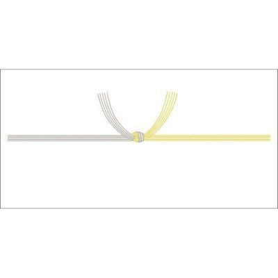 のし紙 豆判6号 黄水引 京/100枚×10冊入