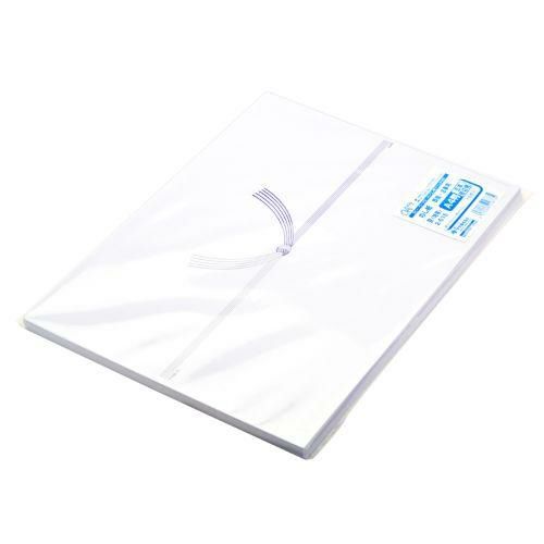 のし紙 A4判 蓮柄なし 京/100枚×5冊入