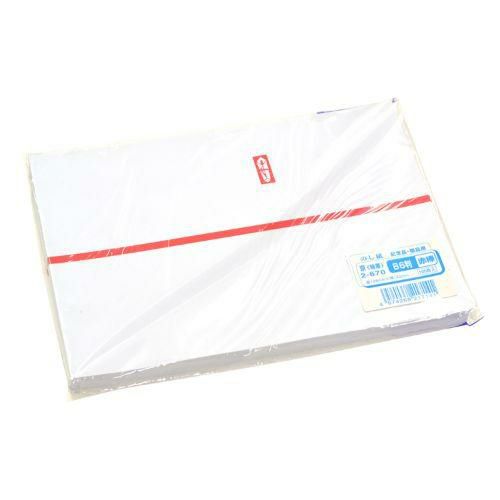 のし紙 B6判 赤棒 京/100枚×10冊入