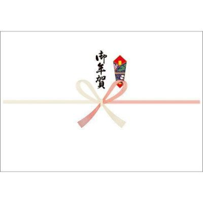 のし紙 半紙判 祝 御年賀 京/100枚×5冊入