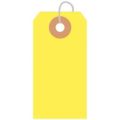 カラー荷札 豆 黄 一穴 2000P/2000枚×1箱