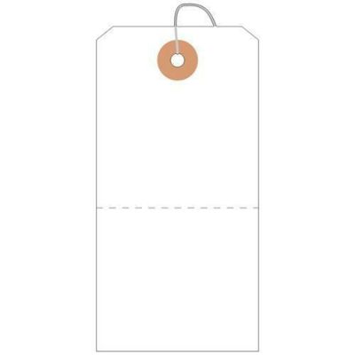 荷札 大 白 一穴ミシン目入/1000枚×1箱