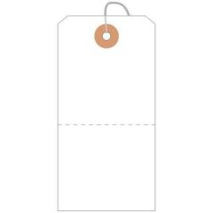 荷札 大 白 一穴ミシン目入/1000枚×1箱