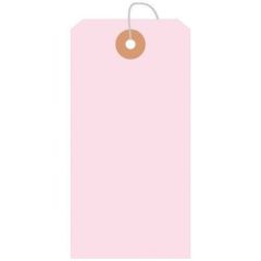 カラー荷札 大 桃 一穴 1000P/1000枚×1箱
