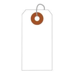小パック入荷札 小 白 一穴 38P/38枚×30冊入