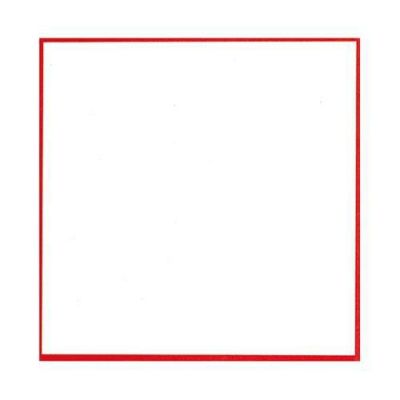 敷紙 5号 赤枠 厚口/100枚×5冊入