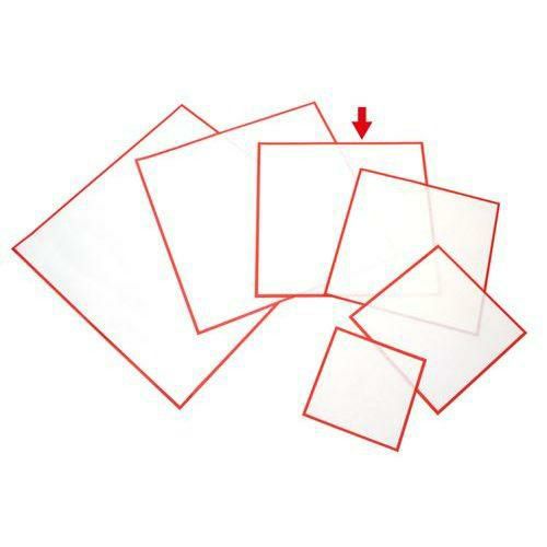 敷紙 6号 赤枠 厚口/100枚×5冊入