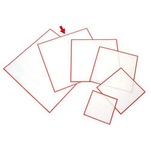 敷紙 7号 赤枠 厚口/100枚×5冊入