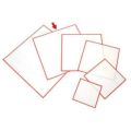 敷紙 7号 赤枠 厚口/100枚×5冊入