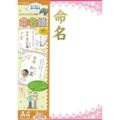 OA命名紙 レース ピンク/3枚×10冊入