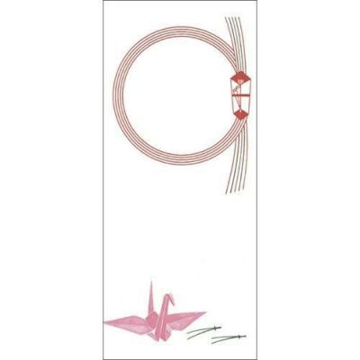 札紙 輪のし 無字 幅広/100枚×5冊入