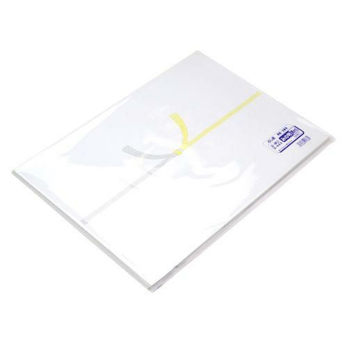 のし紙 みの判 黄水引 山/100枚×5冊入