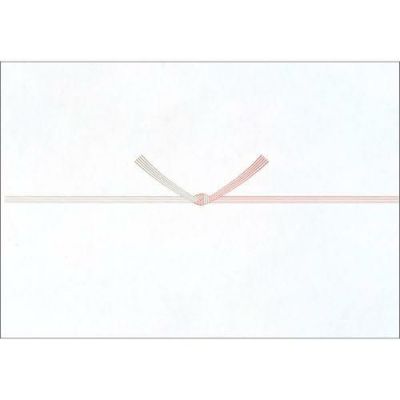 のし紙 半紙判 五本結切 のし無し 山/100枚×5冊入