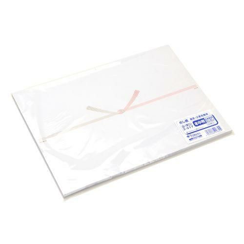 のし紙 本中判 五本結切 のし無し 山/100枚×5冊入