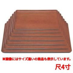 お盆 一休木目盆栃尺4寸