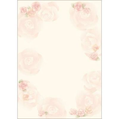 デザインペーパーフラール ロージー/10枚×5冊入