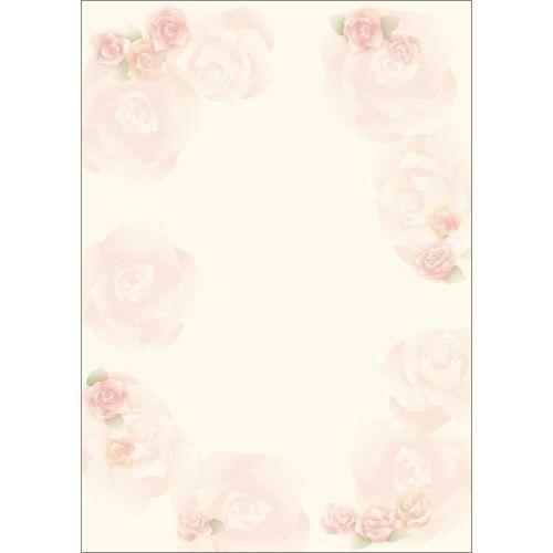 デザインペーパーフラール ロージー/10枚×5冊入