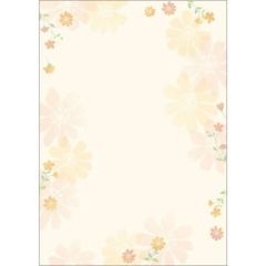 デザインペーパーフラール フラワリー/10枚×5冊入