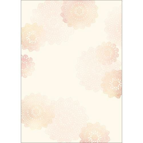 デザインペーパーフラール レース/10枚×5冊入