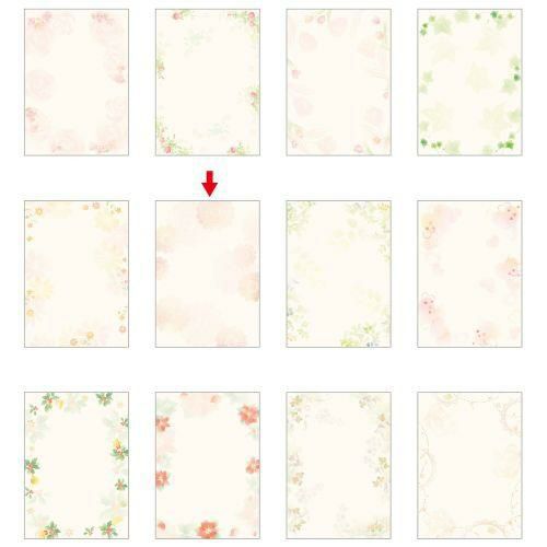 デザインペーパーフラール レース/10枚×5冊入