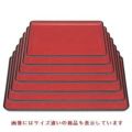 お盆 耐熱一休布目盆朱カスリ尺6寸 NS加工